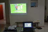 Our sweet world cup set up.